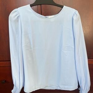 J. Crew Soft Blue Blouse